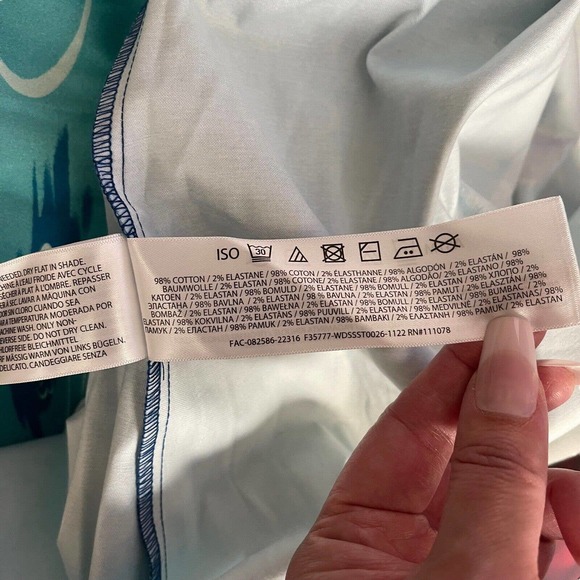 Disney Blue A-Line Skirt with Rainbow Design - Picture 7 of 15